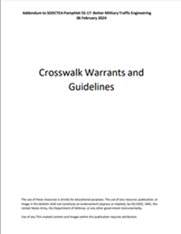 Addendum to Pamphlet 55-17, Final Crosswalk Warrants and Guidelines 20240206