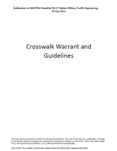 Crosswalk Warrant and Guidelines