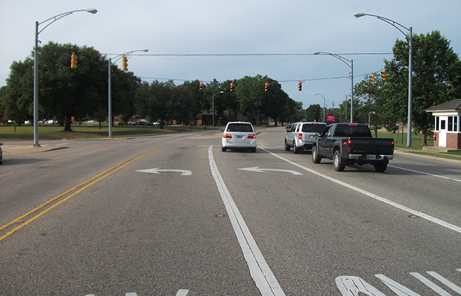 Double Left-Turn Lanes